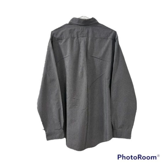 Ralph Lauren Mens Black Blaire Gingham Check LS Custom Fit Shirt Size XL - Picture 2 of 10